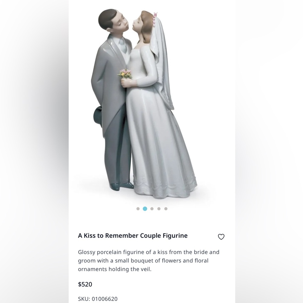 LLADRO A Kiss to Remember Figurine